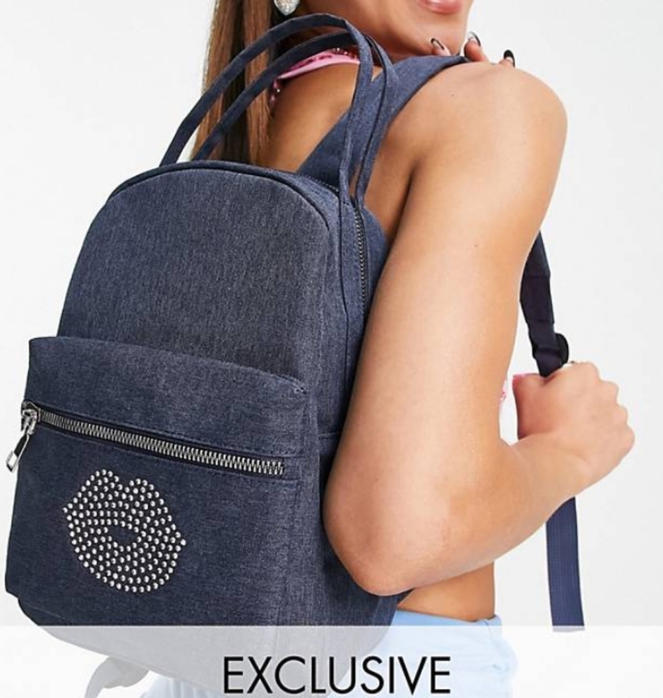 New CANVAS  mini backpack by Daisy Street #A180 - Picture 2 of 13